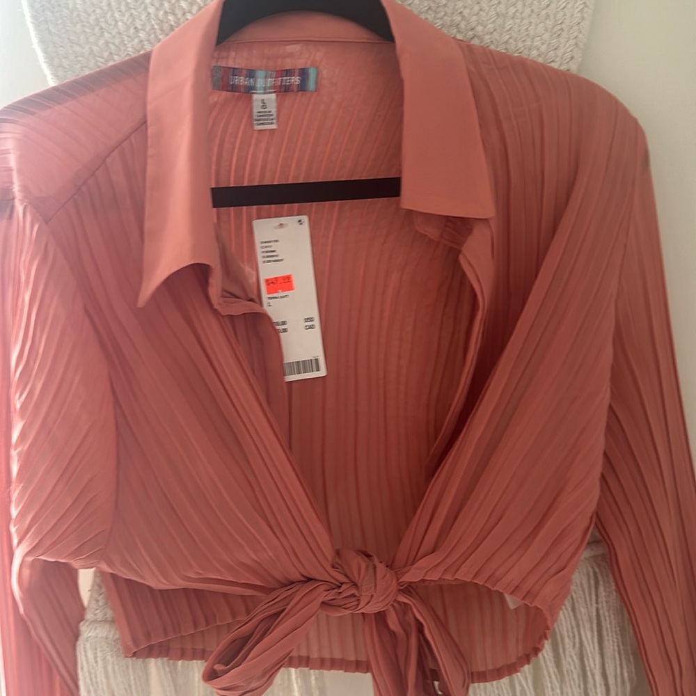 Pink urban outfitters crop top